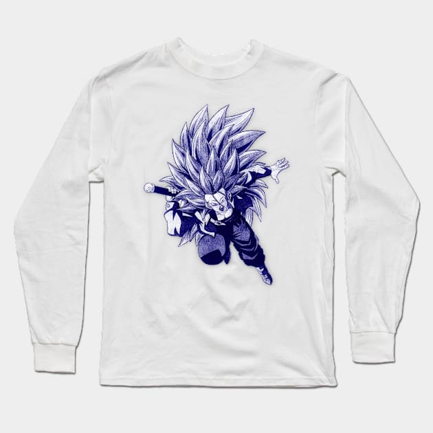 Trunks Dragon Ball Long Sleeve T-Shirt by masnono